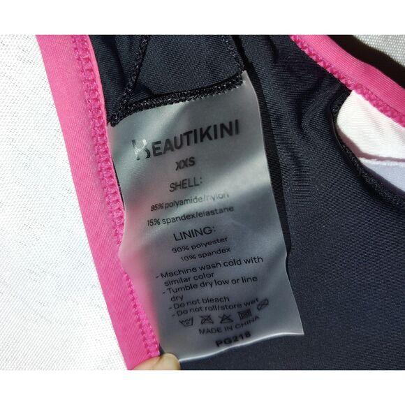 NWT Beautikini Swimwear for Teens Menstrual Leakproof Bikini Size XXS Pink - Picture 6 of 8